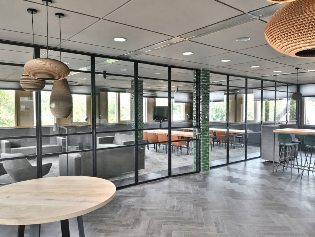 Rank stalen Kantoorwanden in Putten