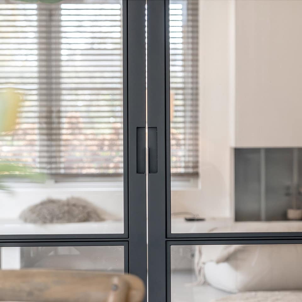 Detailfoto handgreep schuifdeur