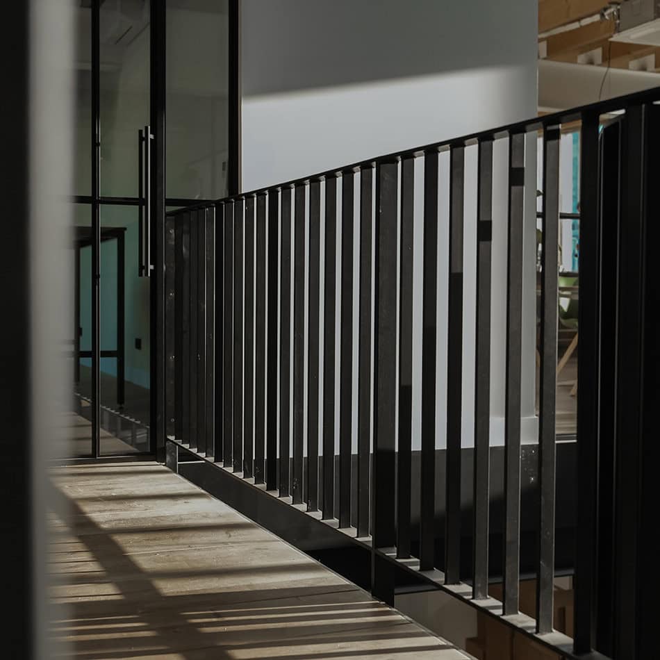 Balustrade van staal op maat