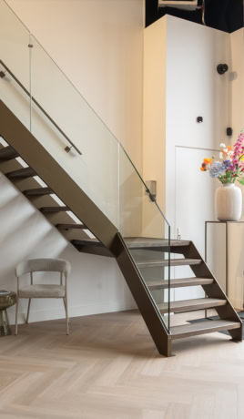 Volglazen balustrade van Steellife