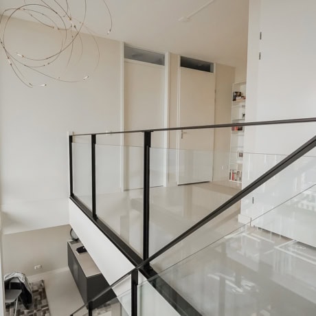 Stalen balustrade met glas van Steellife