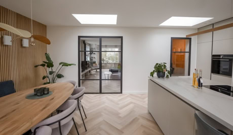 Stalen ensuite deuren