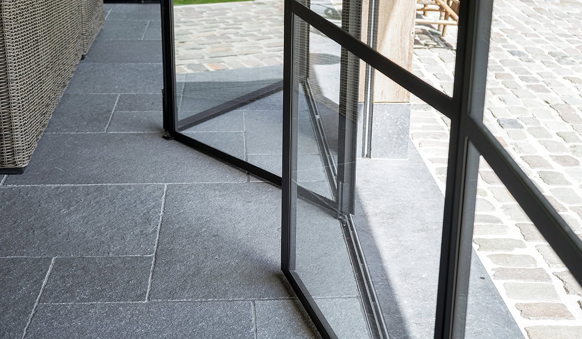 Detailfoto vouwwand