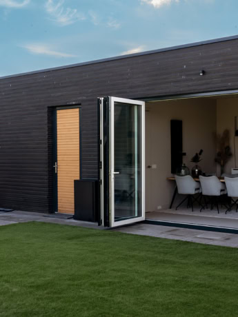 Aluminium vouwwand op maat
