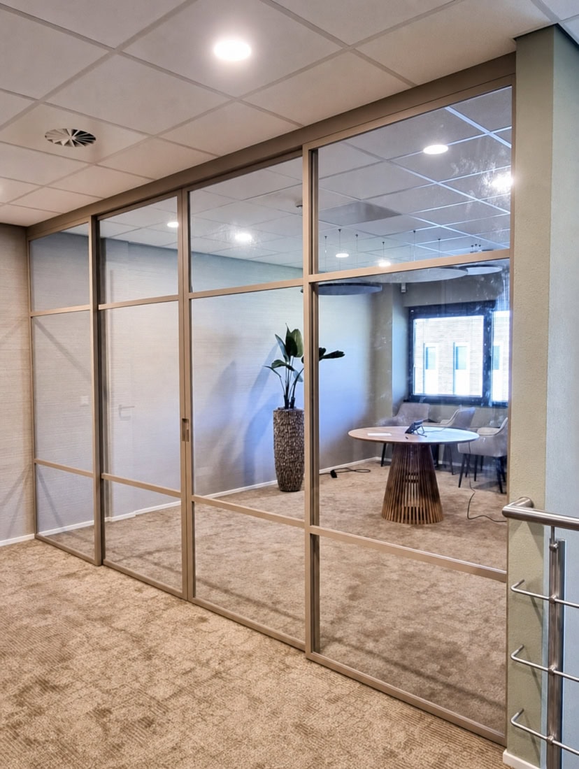 Dubbele schuifdeuren met zijlichten