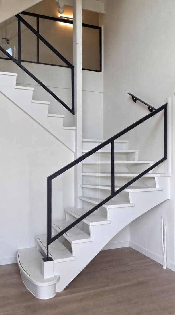 Glas en staal balustrade in Arnhem