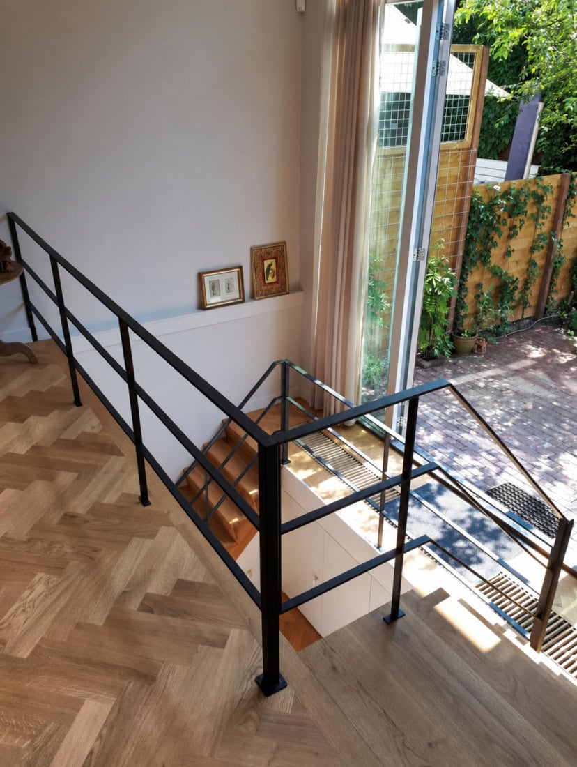 Rankstalen balustrade van strip