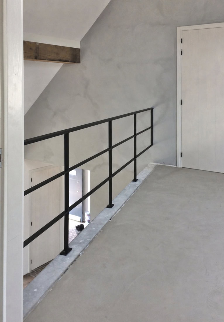 Rechte strip balustrade