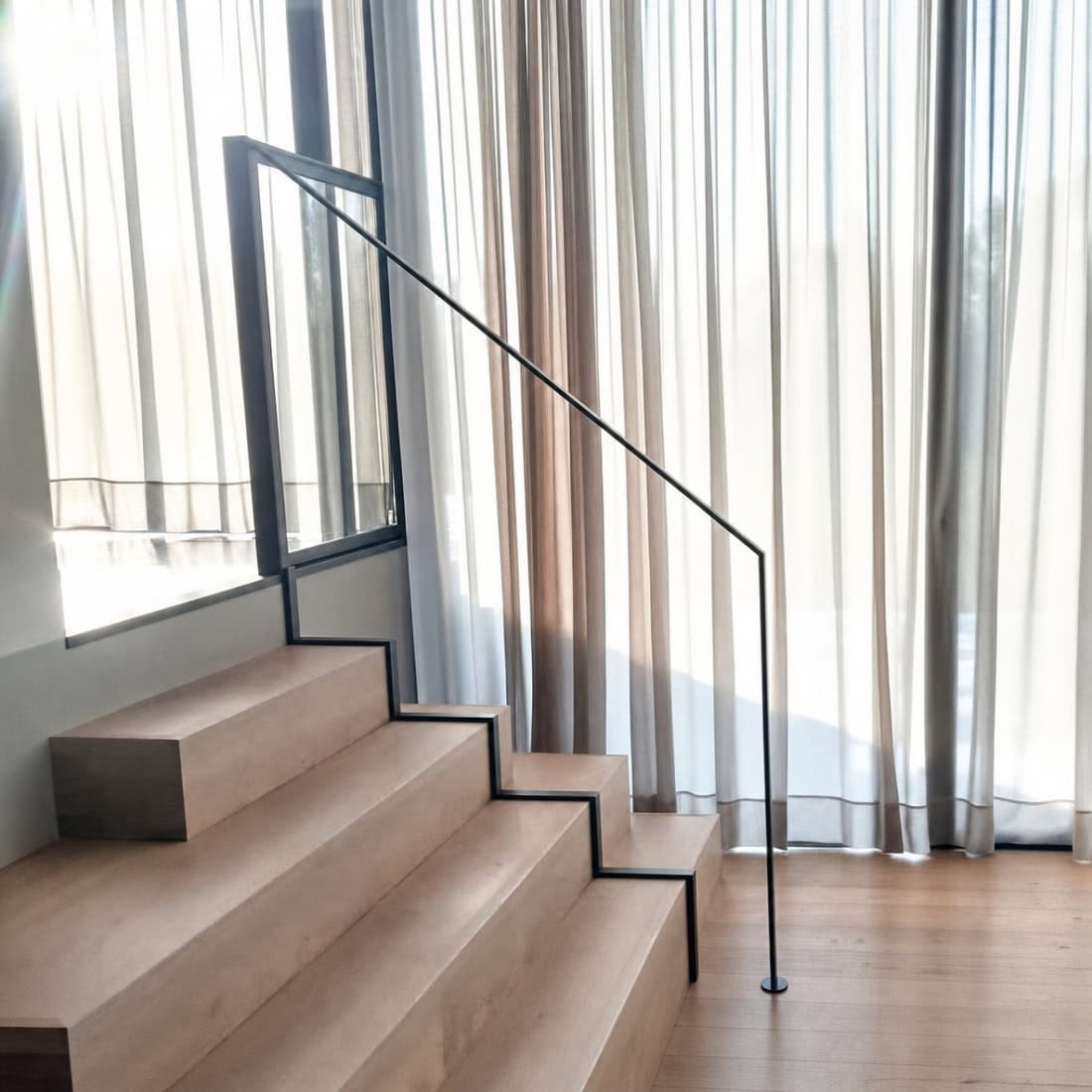 Stalen balustrade in Nijmegen
