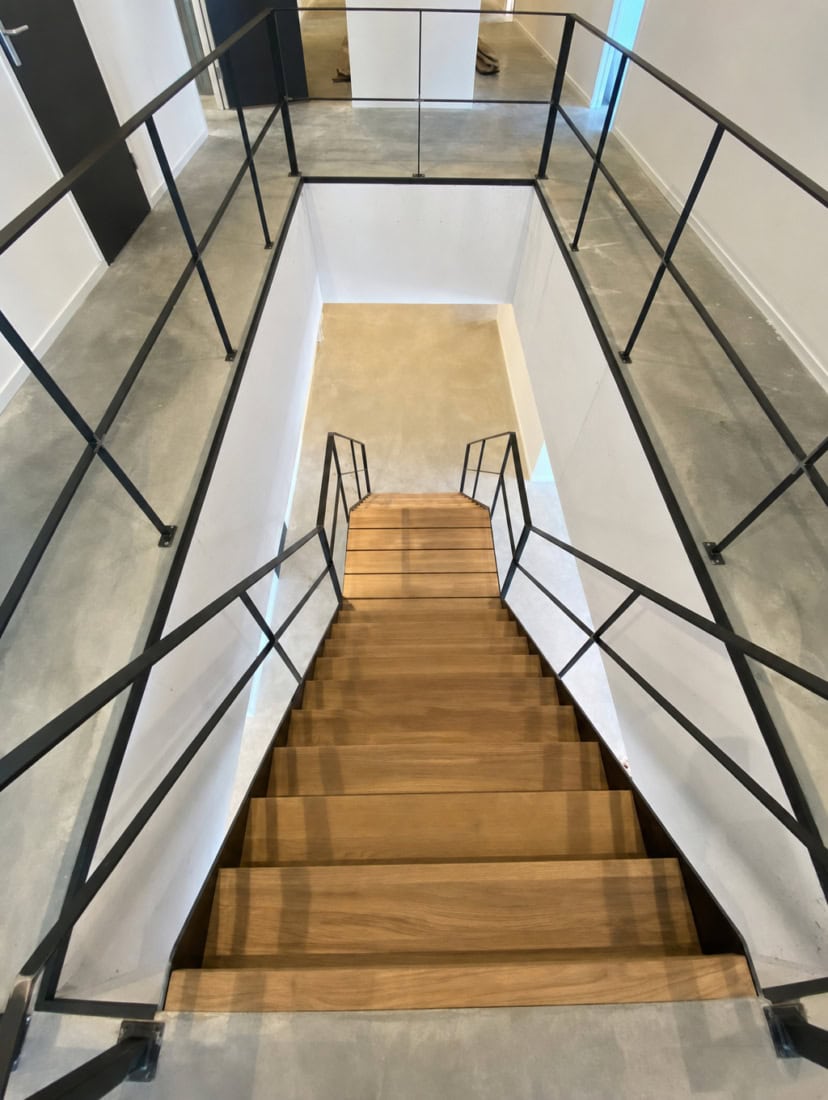 Stalen balustrades in Biddinghuizen