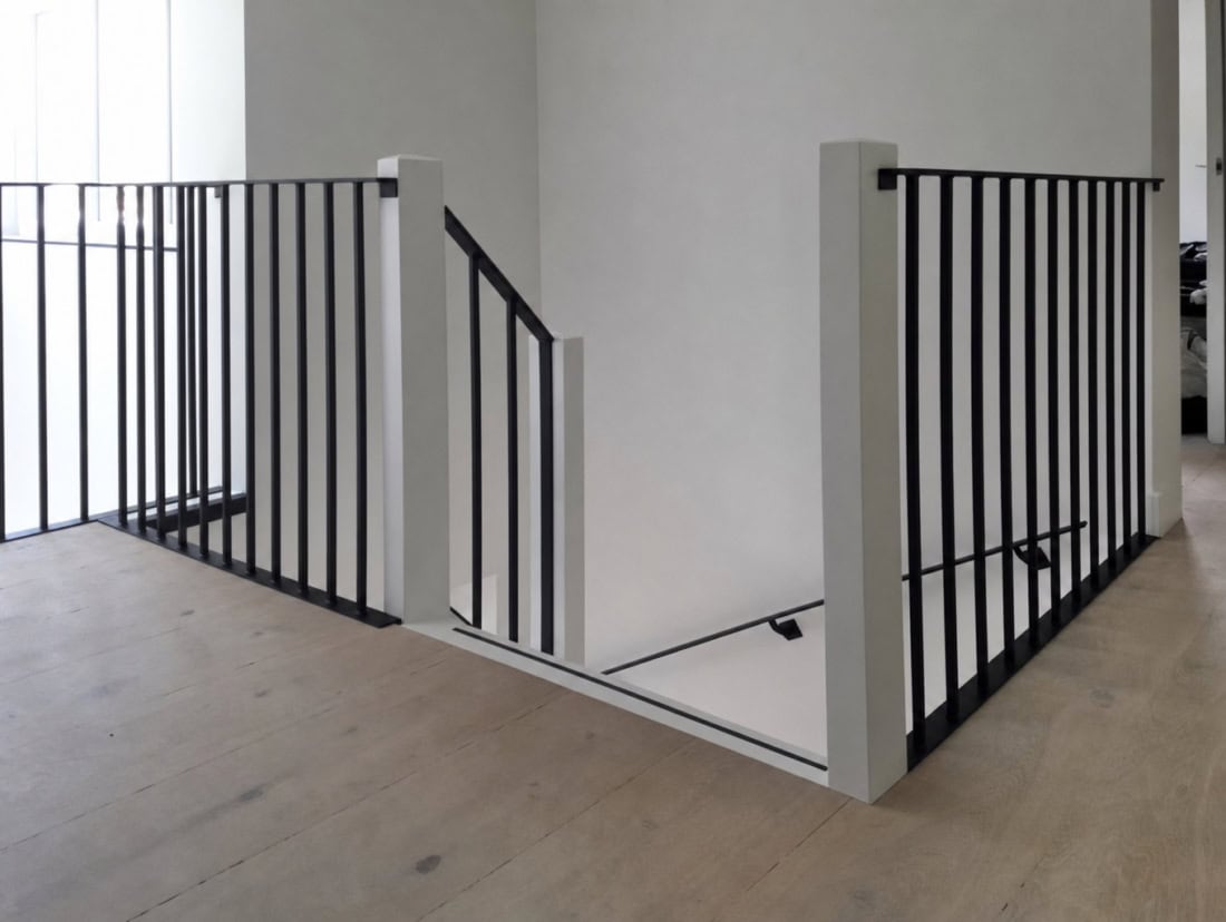 Stalen spijlen balustrade in Apeldoorn
