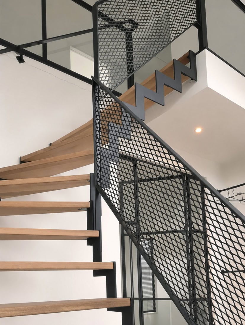 Trap en trapbalustrade in Eindhoven